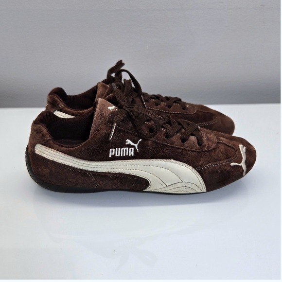 Puma Shoes - Vintage Y2K Puma Speedcat OG Racing Sneakers Womens 7.5 Chocolate Brown Suede